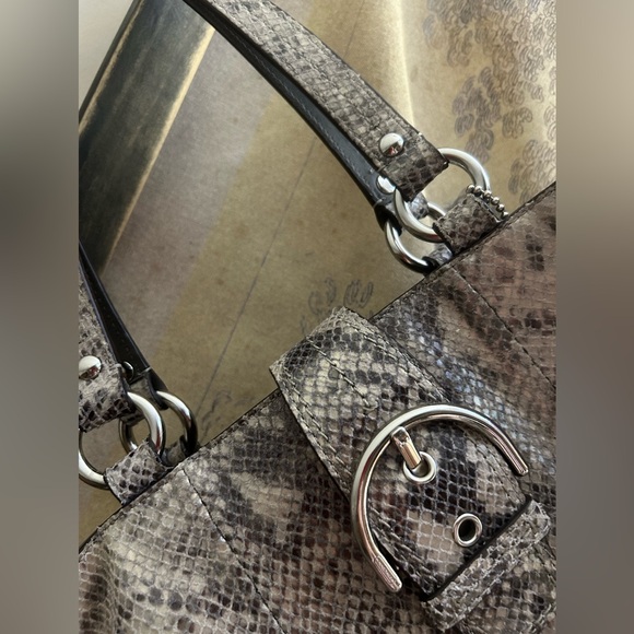 Coach Handbag Shoulder Bag Satchel Leather Bag - Picture 7 of 12